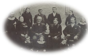 The Butterfield family of Timber Hill, Broughton-in-Furness, in about 1901